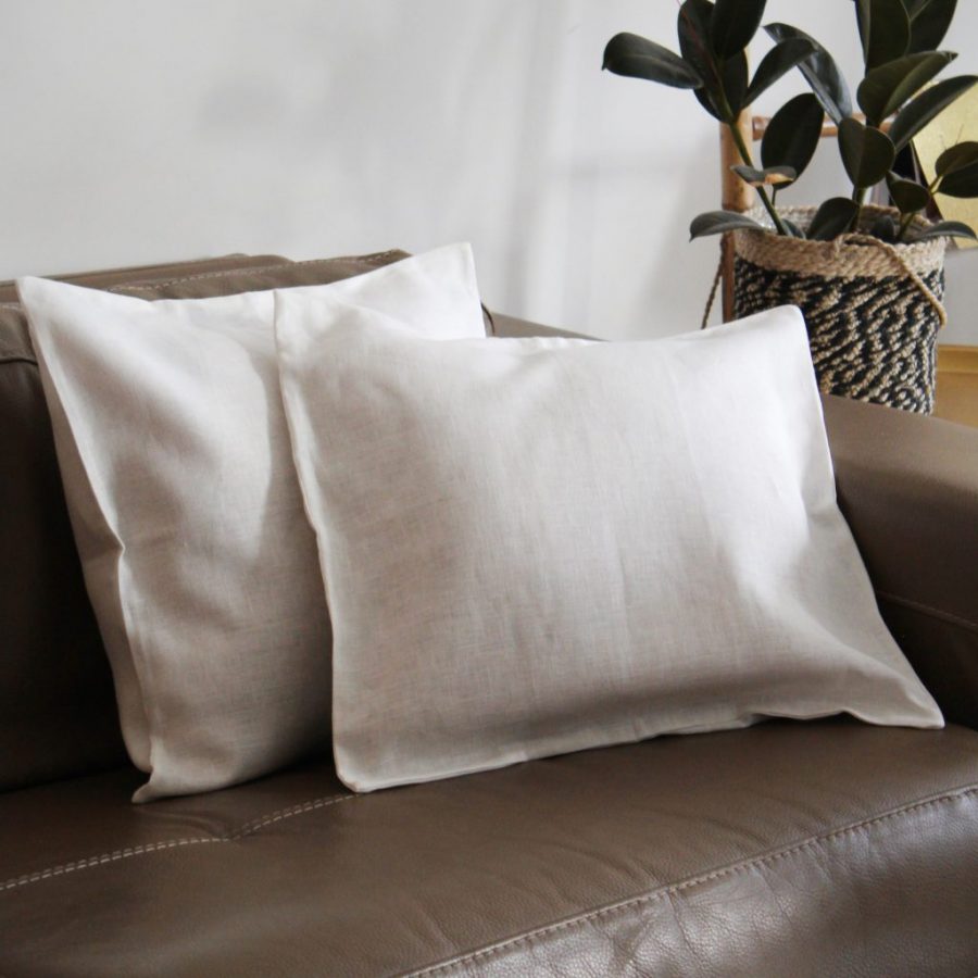 Housse de coussin 100% Lin